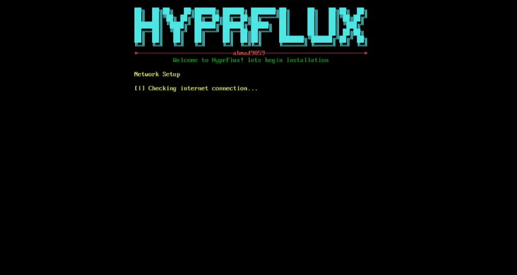 Installer network connectivity check