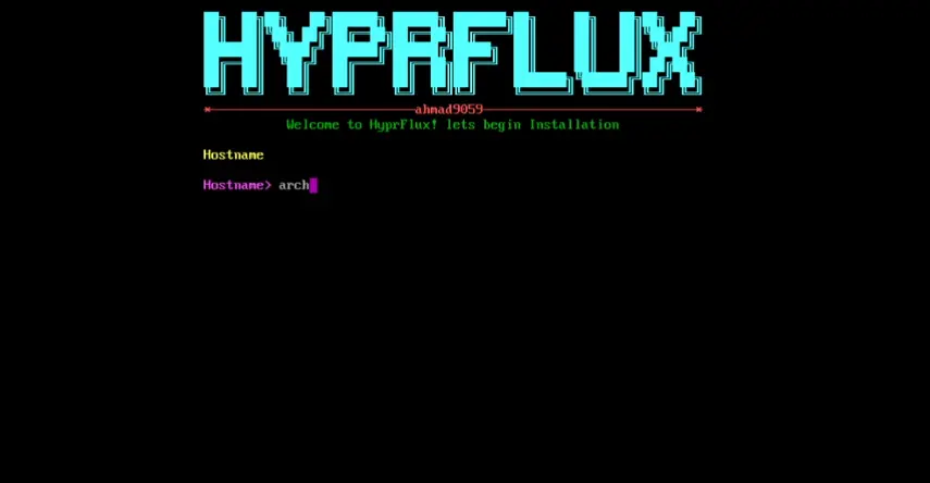 Hostname prompt